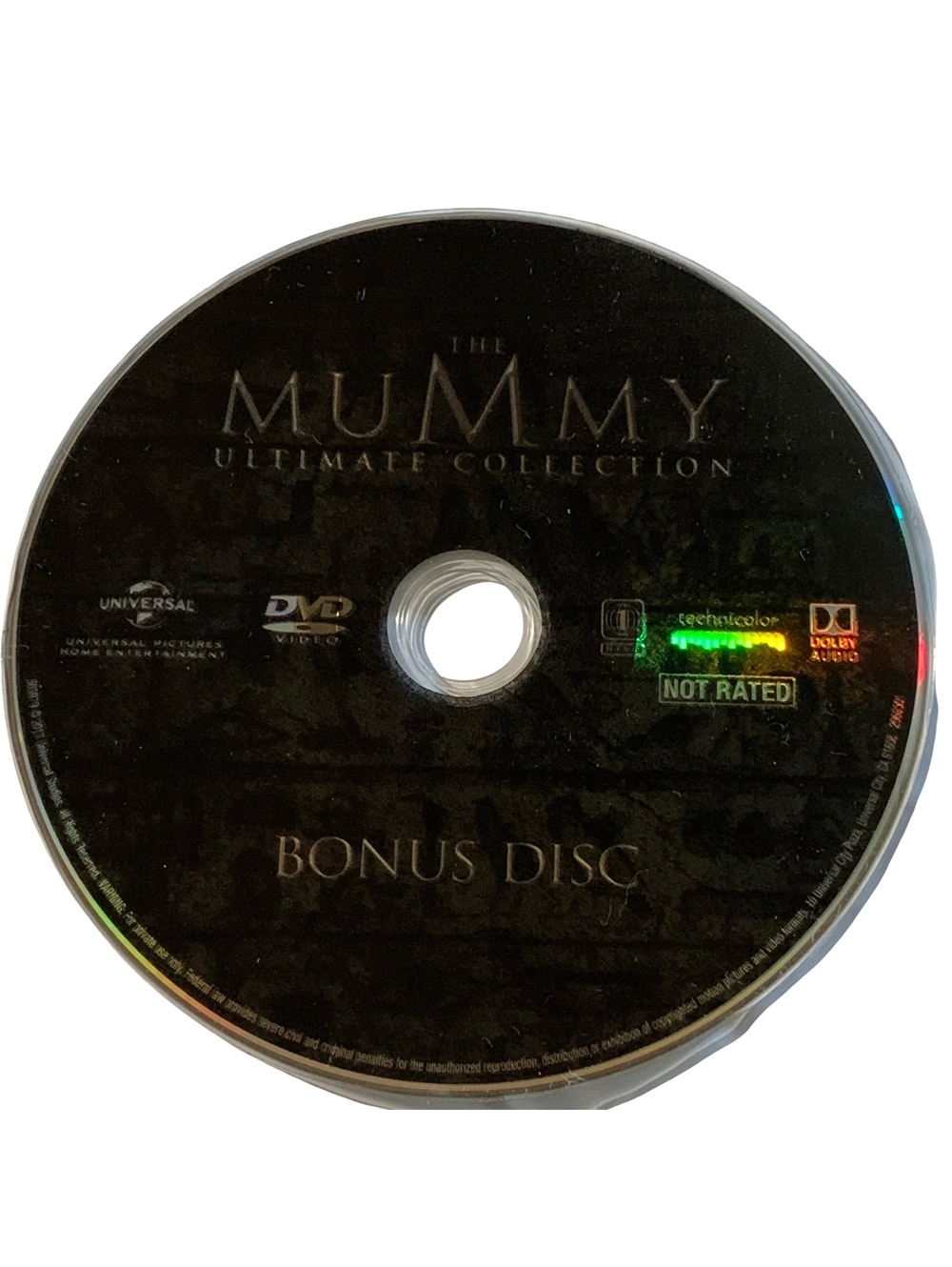 The Mummy Ultimate Collection Bonus Disc DVD Disc Only Universal NR